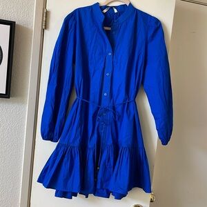 Zara cobalt blue dress